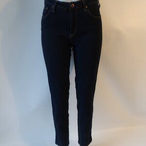 Womens AG Adriano Goldschmied The Prima Mid-Rise Cigarette Blue Jeans 32R